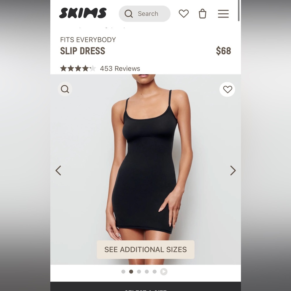 Skims Fits Everybody Slip Dress
